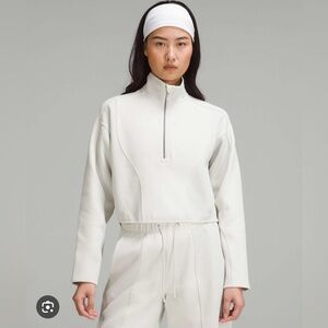 NWT size Small Free People Mixed Fabric Hal zip pullover